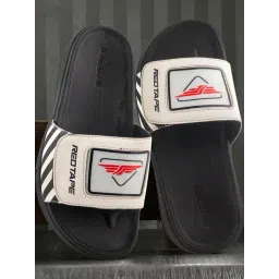 Red Tape Men's White Slides-picture-29