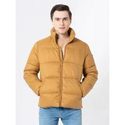 Red Tape Mustard Regular Fit Quilted Jacket-picture-23