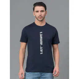 Red Tape Navy Cotton Regular Fit Printed T-Shirt-picture-25