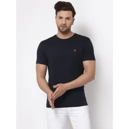 Red Tape Navy Cotton Regular Fit T-Shirt-picture-19