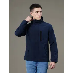 Red Tape Navy Polyster Regular Fit Solid Jacket-picture-45