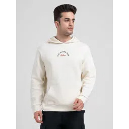 Red Tape Off White Graphic Print Regular Fit Hoodie-picture-36