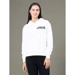 Red Tape Off White Loose Fit Printed Hoodie-picture-39