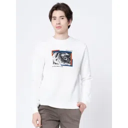 Red Tape Off White Regular Fit Graphic Sweatshirt-picture-38