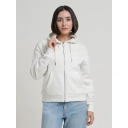 Red Tape Off White Regular Fit Hoodie-picture-12