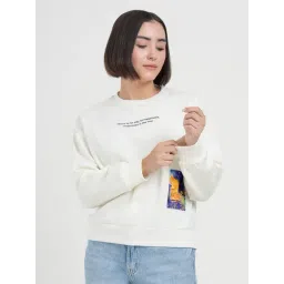 Red Tape Off White Regular Fit Printed Sweatshirt-picture-46