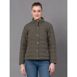Red Tape Olive Puffer Jacket-picture-37