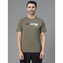 Red Tape Olive Regular Fit Printed Sports T-Shirt-image-14