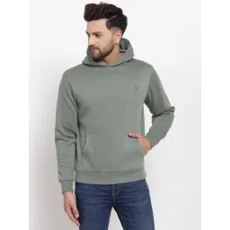 Red Tape Olive Regular Fit Solid Hoodie-image-23
