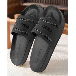 red tape Open-Toe Slip-On Flat Slides-picture-14