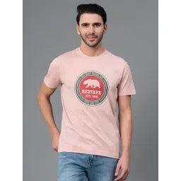 Red Tape Pale Pink Cotton Regular Fit Printed T-Shirt-picture-17