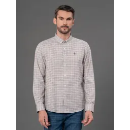 Red Tape Pastel Green Regular Fit Checks Shirt-picture-35