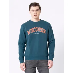 Red Tape Teal Full Sleeves Round Neck Sweatshirt-picture-25