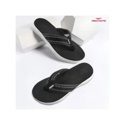 Red Tape Women Black EVA Comfort Flip Flops-picture-11