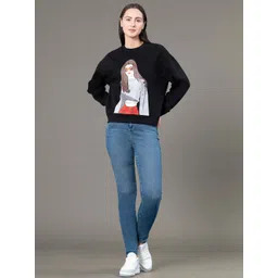 Red Tape Women Graphic Printed Round Neck Full Sleeves Sweatshirt-picture-44