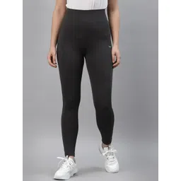 Red Tape Women Grey Solid Activewear Tights-picture-32
