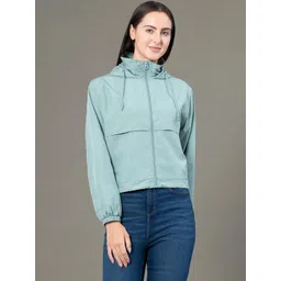 Red Tape Women Hooded Solid Windcheater Padded Jacket-picture-50