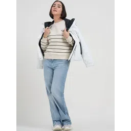 Red Tape Women Striped Sweatshirt-picture-29