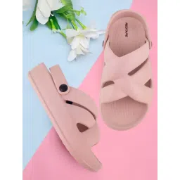Red Tape Women's Lush Pink Back strap Sandals-picture-44