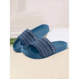 Red Tape Women's Navy Slides-picture-43