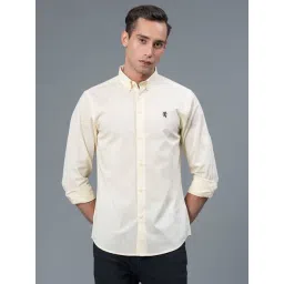 Red Tape Yellow Cotton Regular Fit Shirt-picture-22