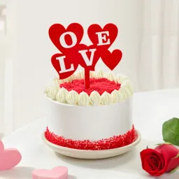 Red Velvet Valentine's Day Cake-picture-27