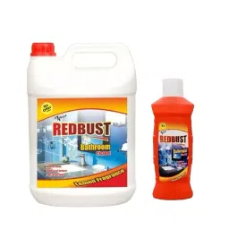 REDBUST 5 L & 500 ml lemon Fragrance Bathroom & Tile Cleaner Liquid (Free)  (Pack of 2)-picture-21
