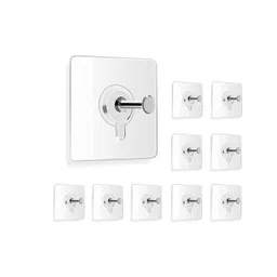 REDCARP 10-Pcs Transparent Hooks and Holders-picture-43