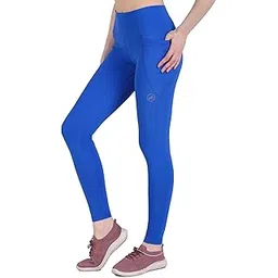 redesign apparels RE DESIGN Nylon Gym Wear Leggings Workout Pants Stretchable Tights for Women with 4 Pockets-picture-15