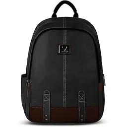 redhorns Classic 30L Faux Leather Laptop Backpack 15.6-Inch, Water Resistant Anti theft 2 Compartment Travel, College, Office, School for Men & Women - (Tan)-picture-22