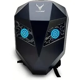 redhorns LED Laptop Bag Motorcycle Riding Backpack, Hard Shell LED Motorbike Rider Waterproof Backpack, for Travelling Camping Cycling Travel Bag - Black-picture-37