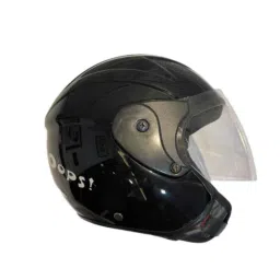 Redsun OOPS Black Open Face Helmet, Size: Medium, REDSUNOOPS-picture-35