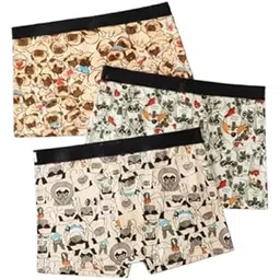 redx Comfort Mens Underwear Combo|Mens Printed Underwear|Stylish Innerwear for Men's Trunks Imported Nylon Fabric Multicolor Pack of 3-picture-36