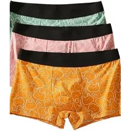 redx Men's Soft Nylon Solid Mini Trunk | Mini Trunk Underwear | Ice-Silk Men Short | Printed Underwear | Ultra-Soft Material Trunks for Men | Pack of 3-picture-36