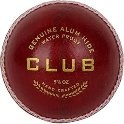 Reebok Club Cricket Leather Ball (Standard, Pack of 1, Red)-picture-12
