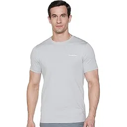 reebok Men's Solid Regular Fit T-Shirt image 1