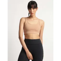 Reebok Beige Regular Fit Sports Bra-picture-32