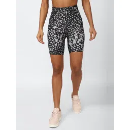 Reebok Black & Grey Printed Sports Shorts-picture-37