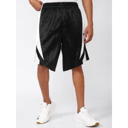 Reebok Black & White Regular Fit Sports Shorts-picture-30