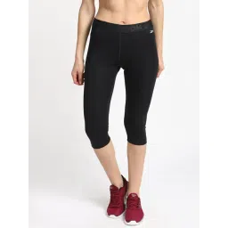 Reebok Black Mid Rise WOR COMM Capri Tights-picture-21