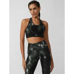 Reebok Black Printed Sports Bra-picture-10