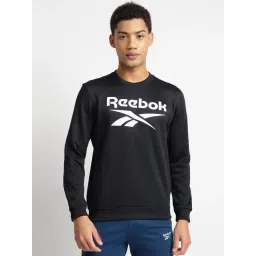 Reebok Black Regular Fit Print Sweatshirt-picture-42