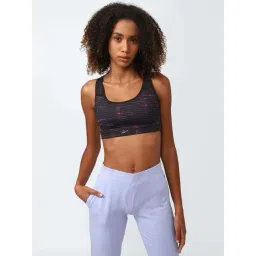 Reebok Black Regular Fit Printed Sports Bra-picture-34