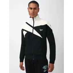 Reebok Black Regular Fit Printed Sports Jacket-picture-26