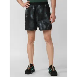 Reebok Black Regular Fit Printed Sports Shorts-picture-18