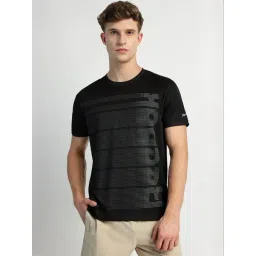 Reebok Black Regular Fit Printed Sports T-Shirt-picture-36