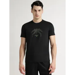 Reebok Black Regular Fit Printed Sports T-Shirt-picture-31