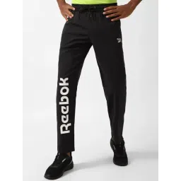 Reebok Black Regular Fit Printed Sports Trackpants-picture-38