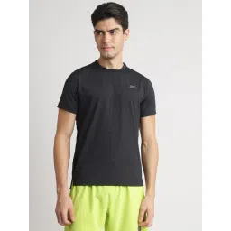 Reebok Black Regular Fit Printed T-Shirt-picture-16