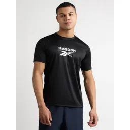 Reebok Black Regular Fit Printed T-Shirt-picture-35